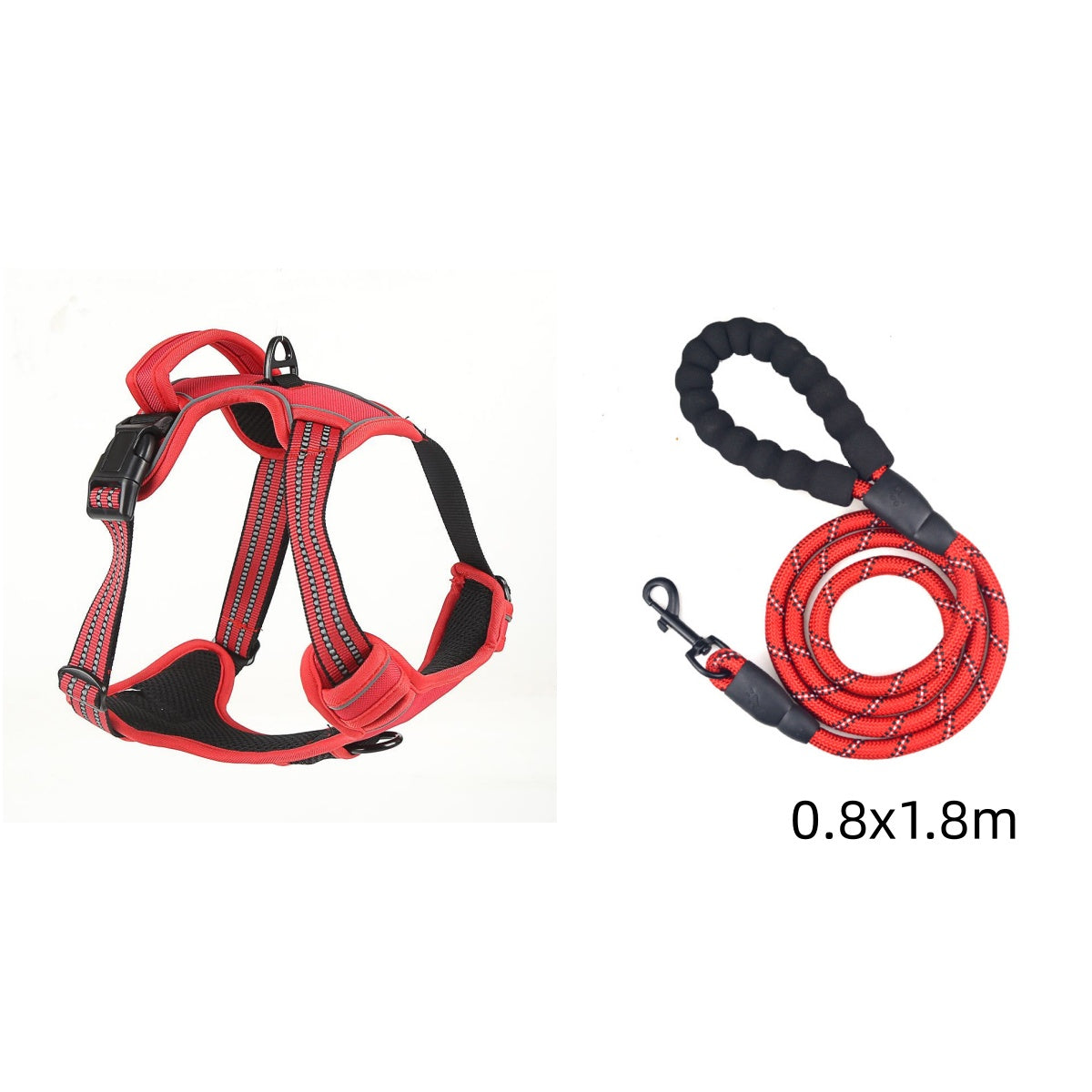 No-Pull Dog Harness – Breathable Reflective Vest with Handle for Small, Medium & Large Dogs