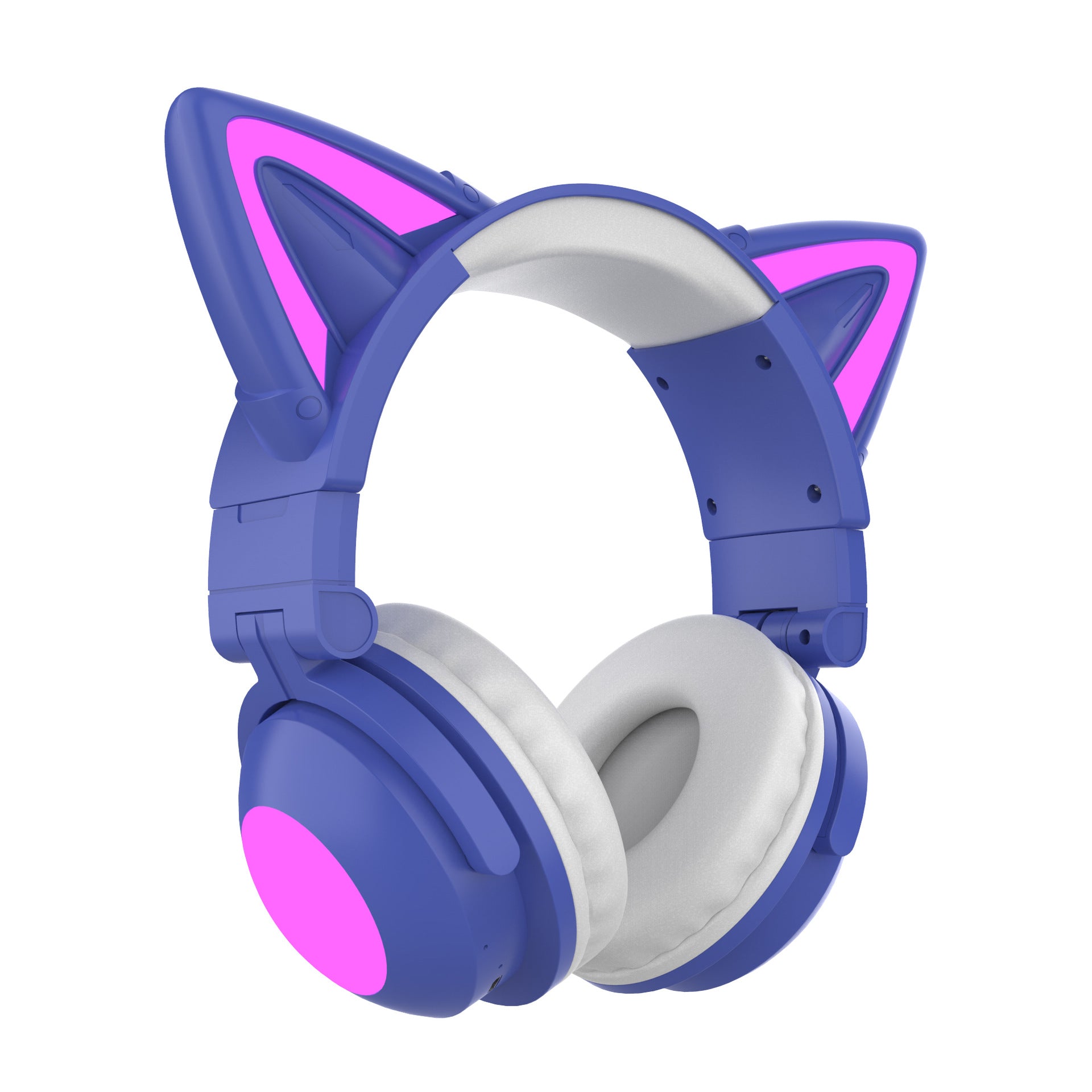 Cat Ear Bluetooth Headphones with LED Glow – Wireless Stereo Headset, Bluetooth 5.0, 5 Colors