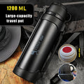 Large Insulated Stainless Steel Water Bottle with Handle – 1200ml & 1900ml, 5 Colors