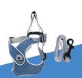 Soft Mesh Dog Harness & Leash Set – Adjustable Reflective Vest for Small & Large Dogs