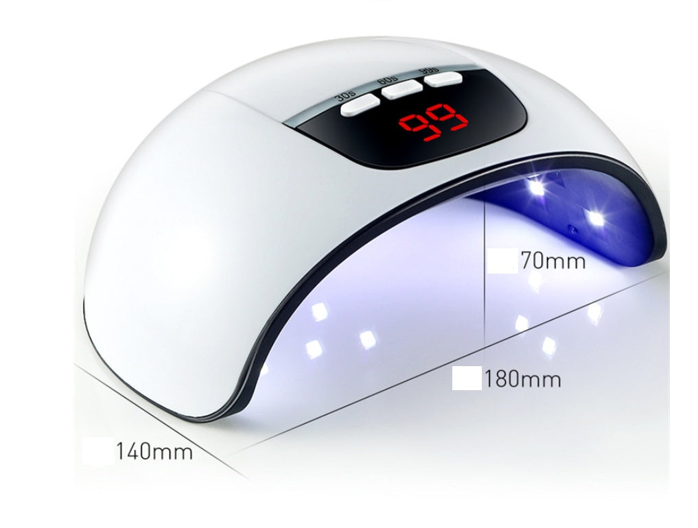 54W UV LED Nail Lamp – Smart Sensor Nail Dryer for Gel Polish