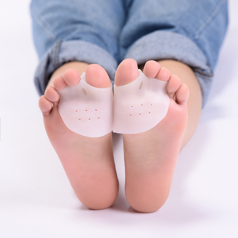 Forefoot Bunion Corrector & Toe Separator – Breathable SEBS Rabbit Ear Orthotic for Hallux Valgus