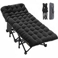 Foldable Camping Bed with Mattress – Sturdy Portable Folding Cot for Adults Outdoor & Indoor