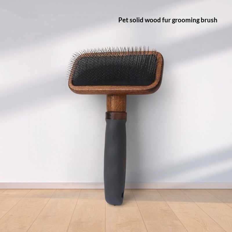 Pet Grooming Brush – Self-Cleaning Slicker Brush for Dogs & Cats