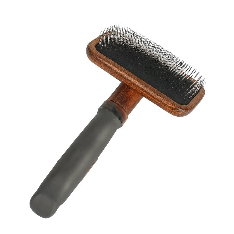 Pet Grooming Brush – Self-Cleaning Slicker Brush for Dogs & Cats