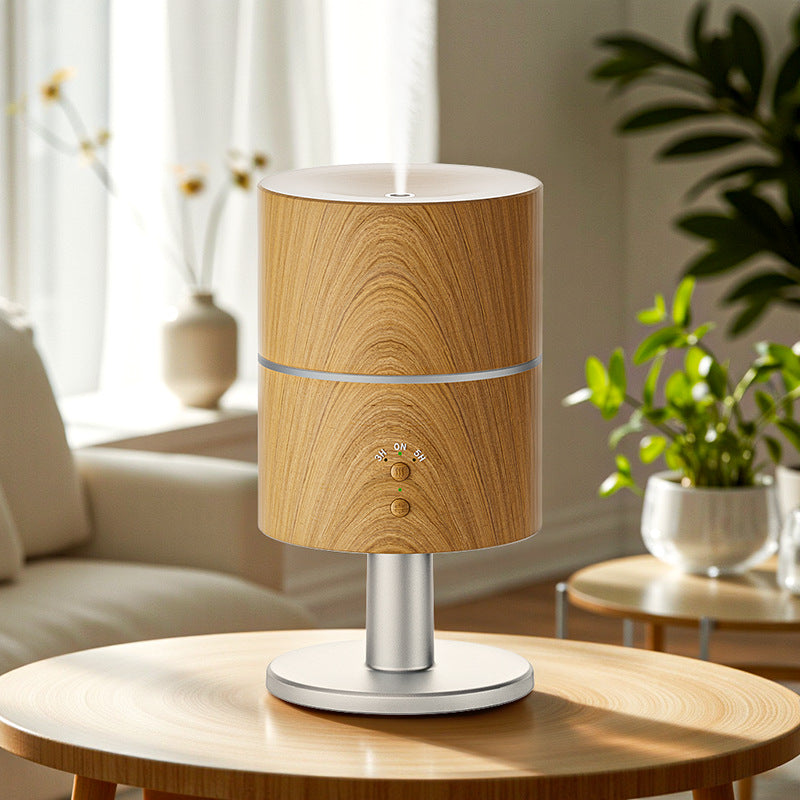 2-in-1 Desk Lamp & Ultrasonic Humidifier – Silent Night Light with Timer for Bedroom