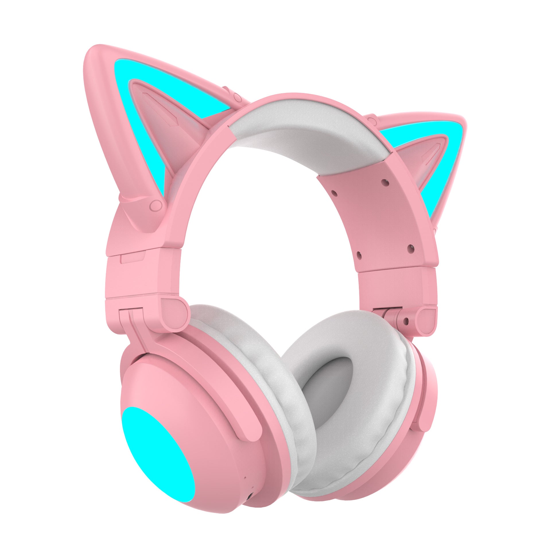 Cat Ear Bluetooth Headphones with LED Glow – Wireless Stereo Headset, Bluetooth 5.0, 5 Colors