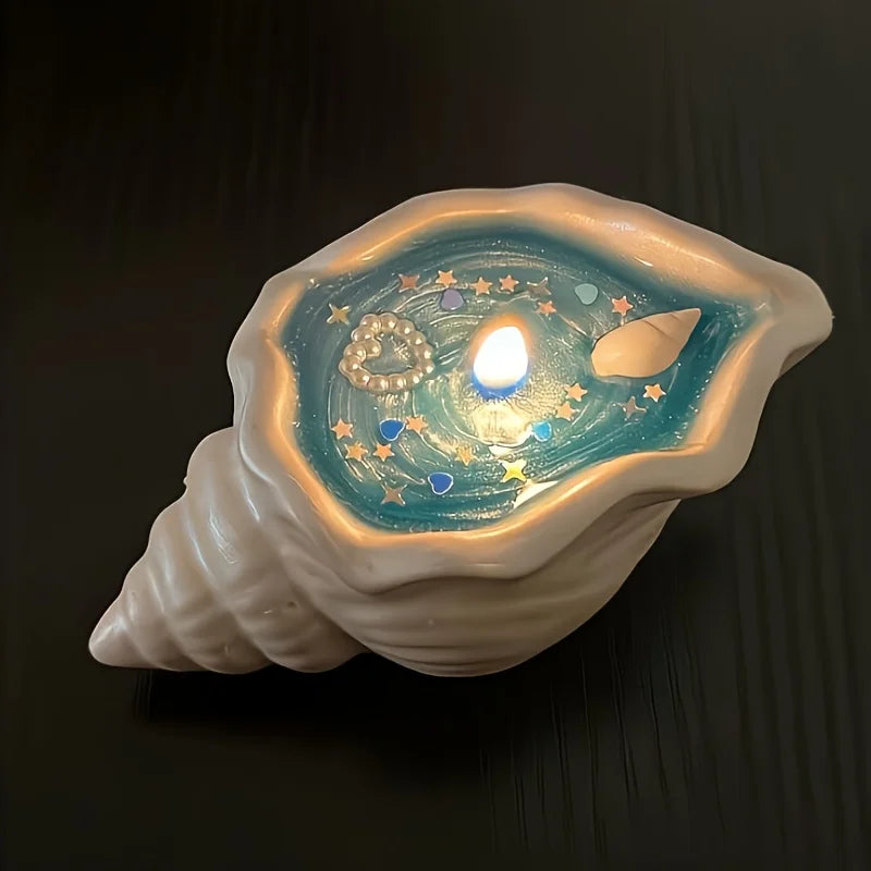 3-Piece Ocean Shell Silicone Mold Set | DIY Resin Jewelry Box, Flowerpot & Oval Tray Crafts