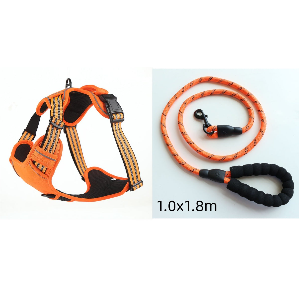 No-Pull Dog Harness – Breathable Reflective Vest with Handle for Small, Medium & Large Dogs