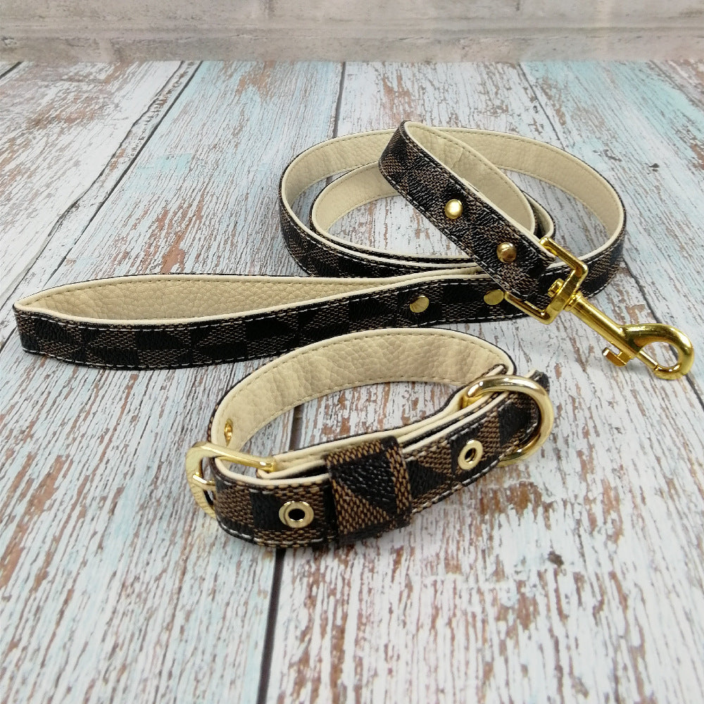 Luxury Dog Collar & Leash Set – Premium Designer Style Pet Accessories