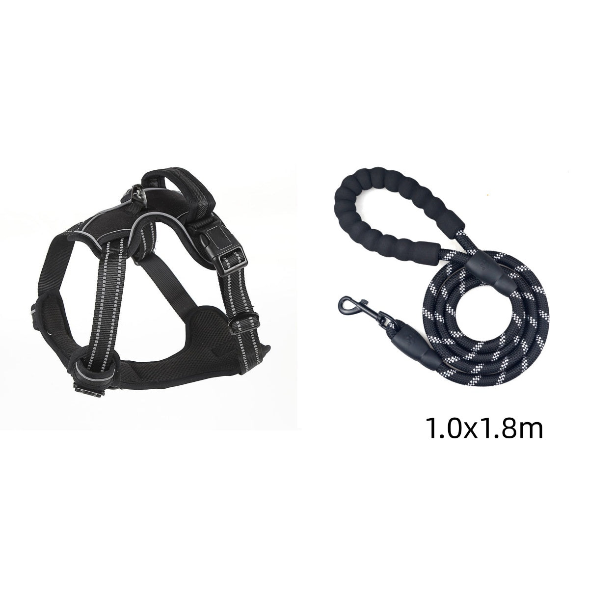 No-Pull Dog Harness – Breathable Reflective Vest with Handle for Small, Medium & Large Dogs