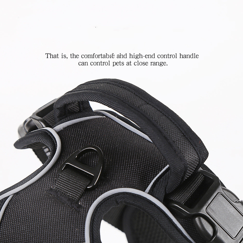 No-Pull Dog Harness – Breathable Reflective Vest with Handle for Small, Medium & Large Dogs