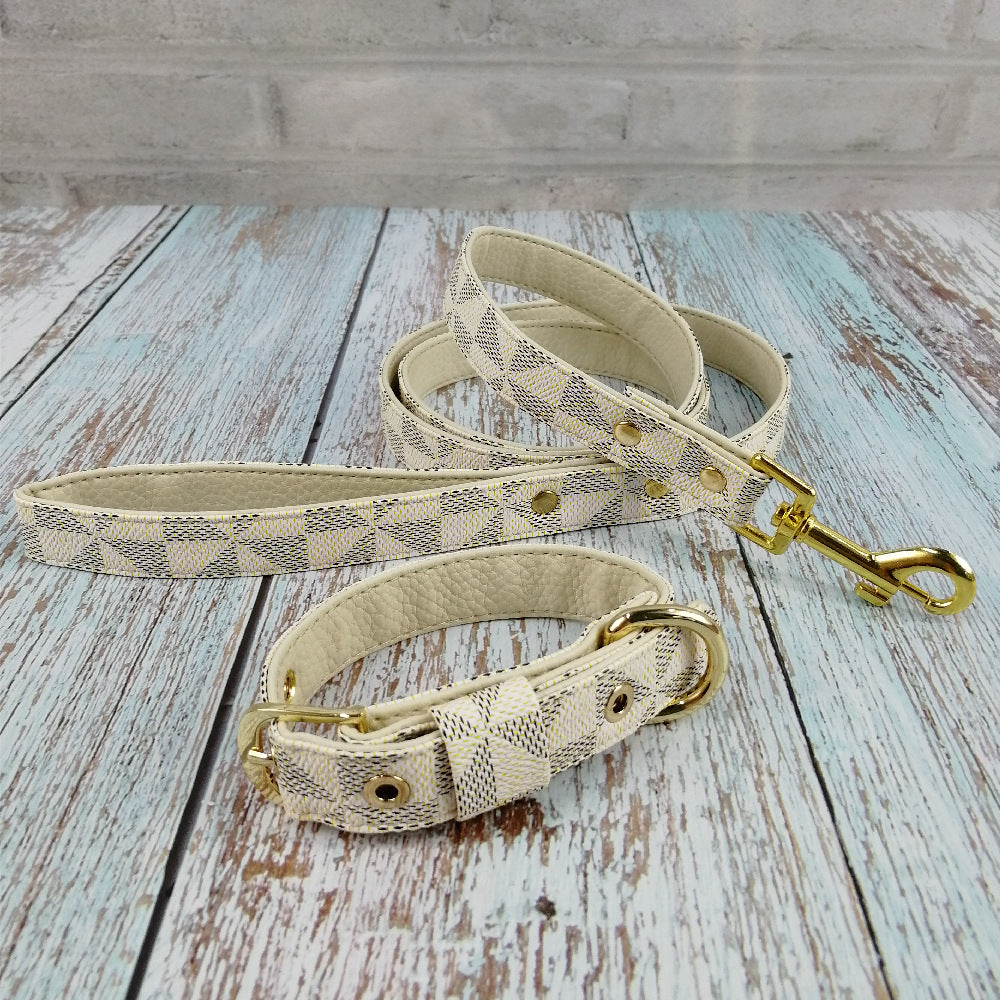 Luxury Dog Collar & Leash Set – Premium Designer Style Pet Accessories