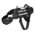 Tactical Service Dog Harness – No-Pull Adjustable Reflective Vest with Handle & Patches